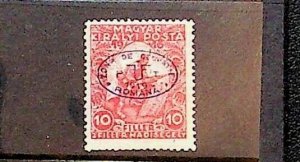 HUNGARY - ROMANIAN OCCUPATION Sc 2NB1B LH ISSUE OF 1919 - OVERPRINT ON 10f