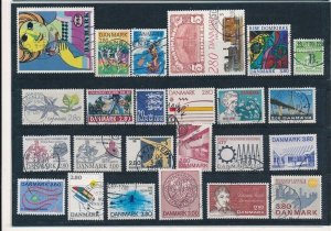 D376333 Denmark Nice selection of VFU Used stamps