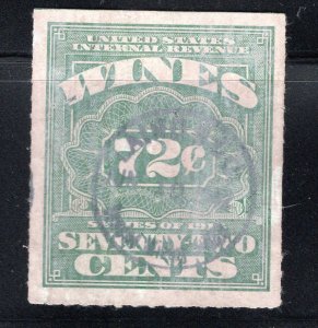 RE75 used Wine Stamp