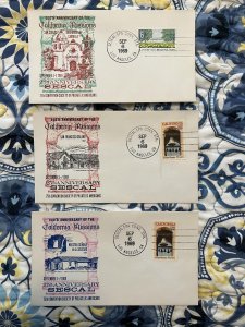 three event covers from LA.  NUCE GROUP