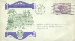 772 3c CONNECTICUT - Raley #39