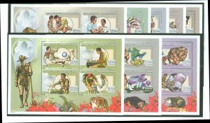 Madagascar/Malagasy Republic #1464-1469 Mint (NH) Single (Complete Set) (Butterflies) (Scouts)