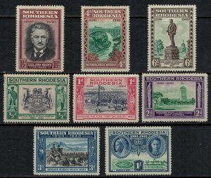 Southern Rhodesia #56-63*  CV $9.50