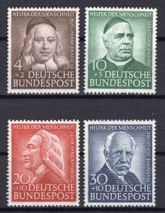 West Germany: 1953 MNH Set Semi Postals