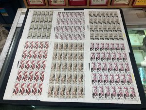 People's Republic of China #1974-79 1985 Flower Trees Complete Mint Shee...