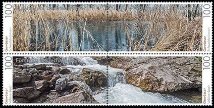 Scott #1814 Panorama Waters MNH