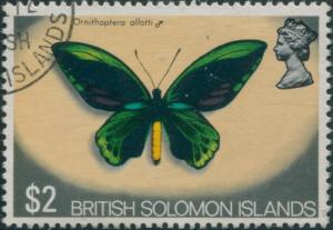 Solomon Islands 1972 SG233 $2 Butterfly FU