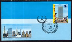 UN New York U20 Postal Stationary U/A FDC