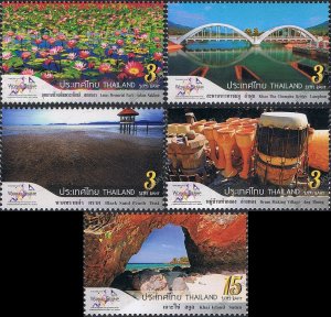 2018 - Thailand - World Stamp Exhibition - Tourist Destinations