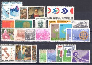 1970 Italy Republic, new stamps, Year Set 28 values - MNH **
