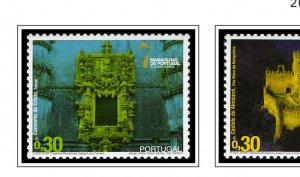 COLOR PRINTED PORTUGAL 2000-2010 STAMP ALBUM PAGES (214 illustrated pages)