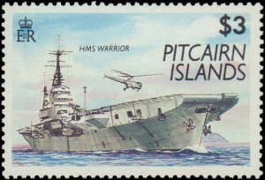 Pitcairn Islands #379-382, Complete Set(4), 1993, Military Related, Never Hinged
