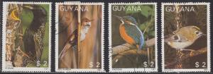 Guyana 1865a-d  Birds 1988