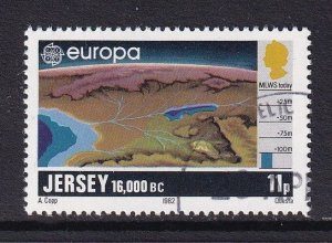 Jersey   #285   cancelled   1982  Europa  11p  16000BC