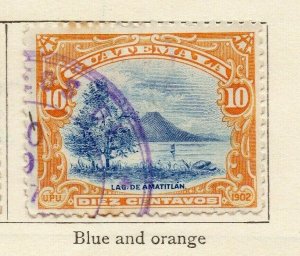 Guatemala 1902 Early Issue Fine Used 10c. NW-114229