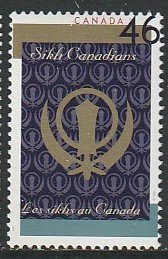 1999 Canada - Sc 1786 - MNH VF - 1 single - Sikh Canadians - The Khanda