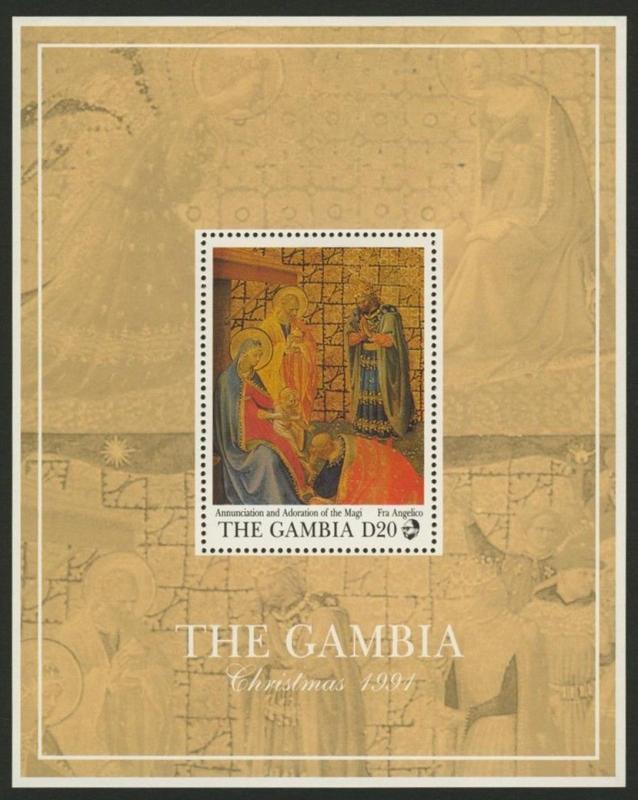 Gambia 1162-71 MNH Christmas, Art