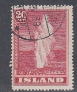 Iceland # 204, Geyser,  Used