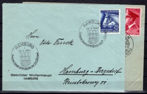 German Empire: 2 Special Cancellation Covers Third Reich