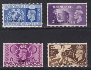 Great Britain - Morocco Agencies # 527-530, Olympic Games, Mint NH, 1/2 Cat