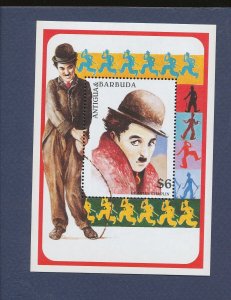 ANTIGUA BARBUDA - Scott 2064 - MNH S/S - Charlie Chaplin - 1997