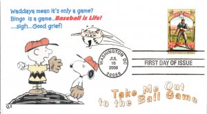 #4341 Take Me Out to the Ballgame QCR FDC