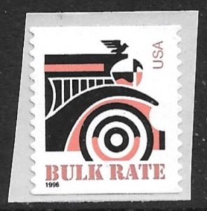 USA 1995-97 (10c) Bulk Rate AUTO Coil Self Adhesive Sc 2906 MNH