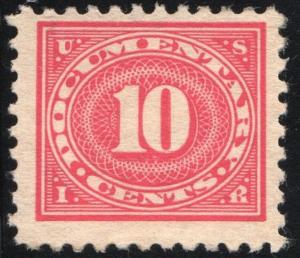 R255 10¢ Documentary Stamp (1928) MNH