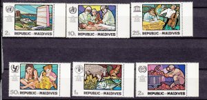 J27526 1970 maldive islands set mnh #318-23 united nations