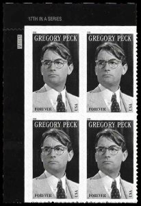 PCBstamps   US #4526 PB $1.76(4x(44c))Gregory Peck, V1, MNH, (PB-1a)
