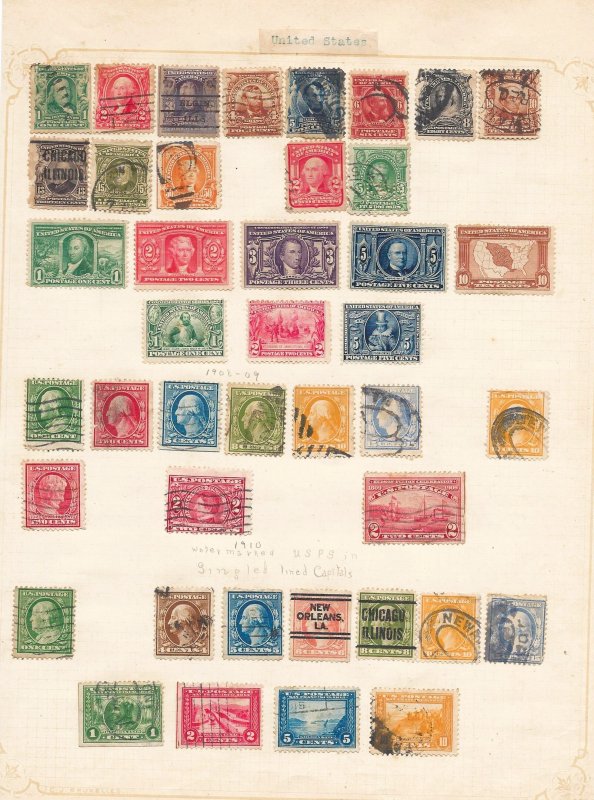 United States 42 classic stamps - Check Scan - Hi SCV$$$$