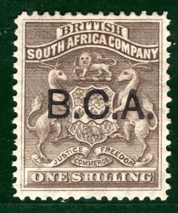 Nyasaland BRITISH CENTRAL AFRICA SG.7 1s BCA (1891) *WATERMARK* Mint  BRBLUE57