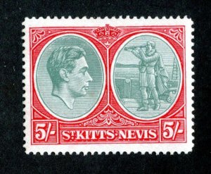 1950 St Kitts Sc#88c MLH* ( 1397 BCX2 )