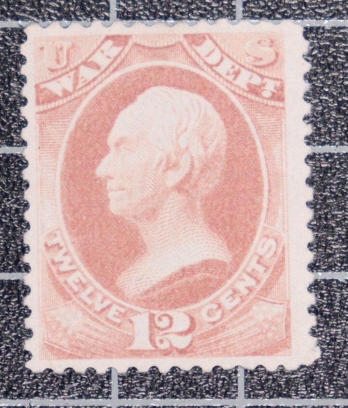 Scott O89 - 12 Cents War Official - No Gum - Nice Stamp - SCV - $130.00 