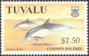 Tuvalu #772-775, Complete Set(6), 1998, Marine Life, Never Hinged