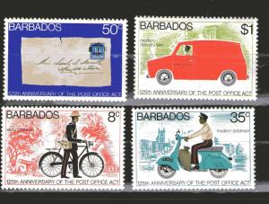 Barbados 444-447 MNH