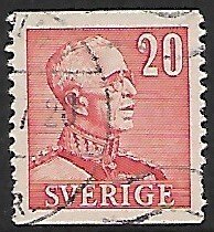 Sweden # 303 - King Gustaf V - used.....{KR2}