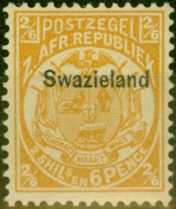 Swaziland 1890 2s6d Buff SG7 Fine & Fresh MM