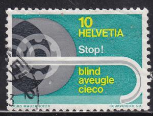 Switzerland 480 Watch for the Blind! 1967