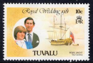 Tuvalu 157 Royal Wedding MNH VF