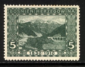 Bosnia 1910 Scott #49 MLH