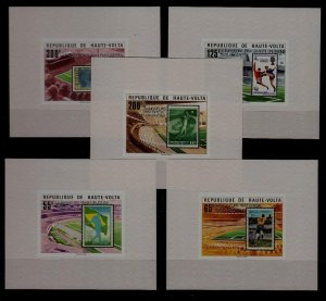 Burkina Faso 486-90 MNH s/s Football-78