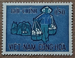 Viet Nam #307 50c Woman Carrying Produce MNH (1967)