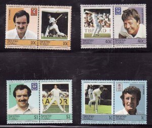 Nanumea-Tuvalu-Sc#11-14- id7-unused NH set-Sports-Cricket-1984-