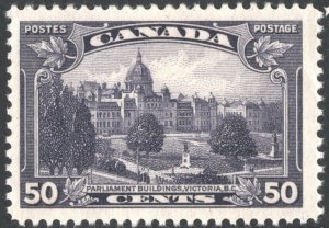 Canada SC#226 50¢ Parliament Buildings, Victoria, B. C. (1935) MNH