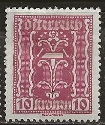 Austria ^  Scott # 257 - MH
