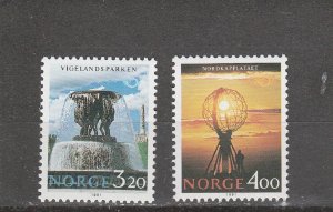 Norway  Scott#  995-996  MNH  (1991 Tourism)