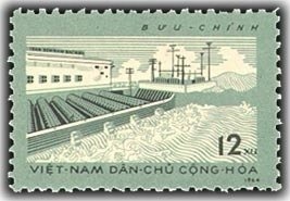 Vietnam 1964 MNH Stamps Scott 317 Pumping Station Dam Irrigation Agriculture