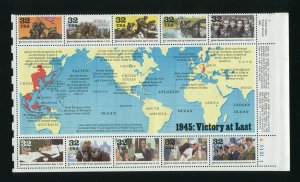 US 1995 Commemorative Year Set Stamps From Year Book WITH Mounts