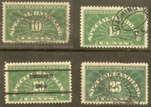 US Scott QE 1 - QE4 Used